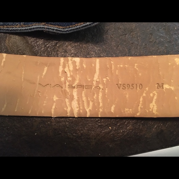 Brown genuine Italian Leather Belt - Picture 11 of 16